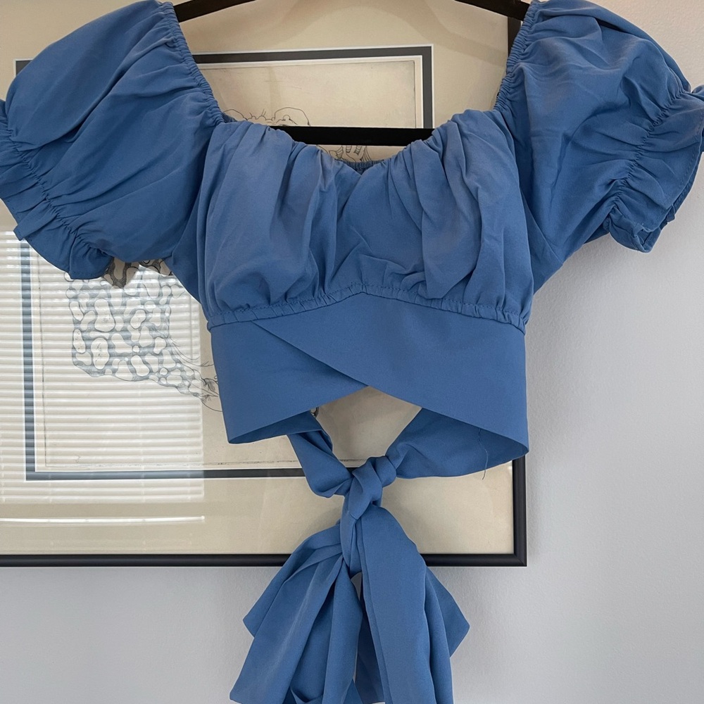 tie back crop top